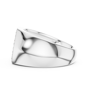 Cluster Face Mens Ring — 0.91ct