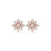 Pia Diamond Solitaire Stud Earrings