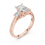 Load image into Gallery viewer, Radiance 1.50ct Radiant Cut Diamond Ring
