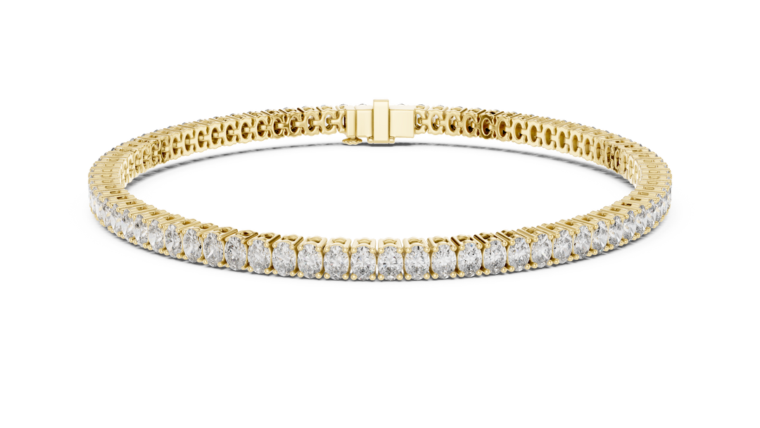 Oval Tennis Bracelet — 11.85ct