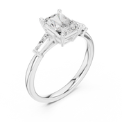 Magnolia 1.56ct Radiant Cut Diamond Ring