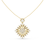 Load image into Gallery viewer, Spike Halo Pendant — 1.05ct
