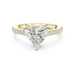 Load image into Gallery viewer, Juliet 2.00ct Heart Cut Diamond Engagement Ring
