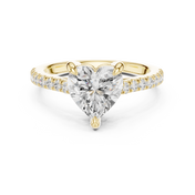 Juliet 2.00ct Heart Cut Diamond Engagement Ring