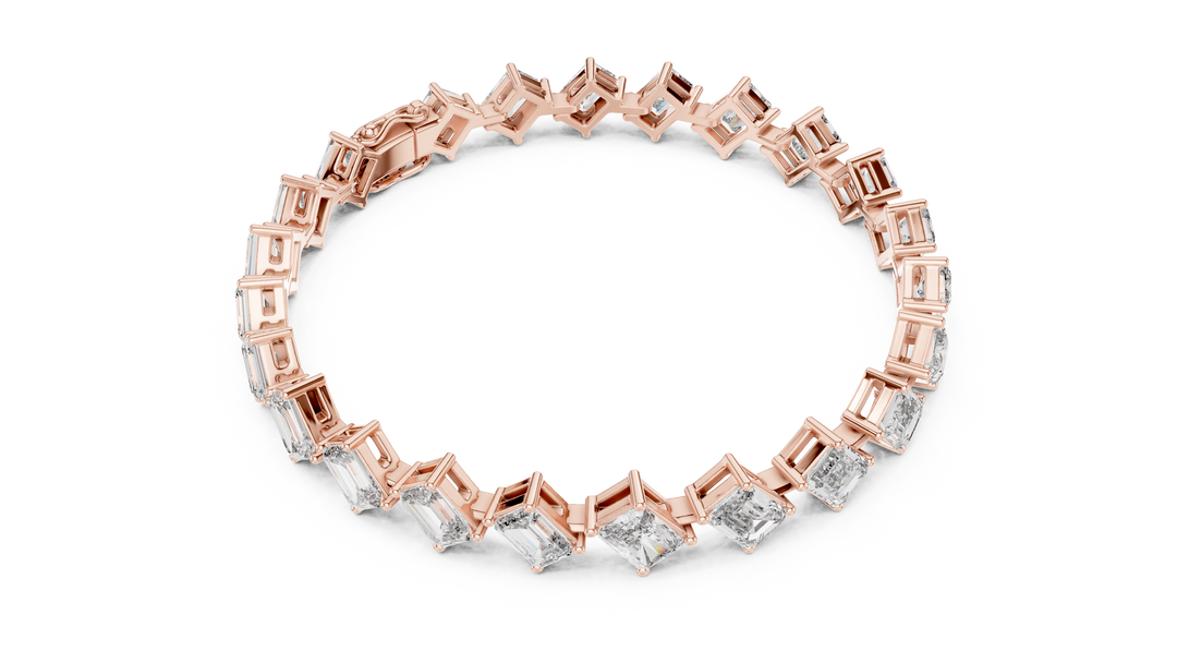 Emerald Radiant Bracelet — 13.73ct