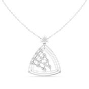 Tiered Triangle Pendant — 0.72ct