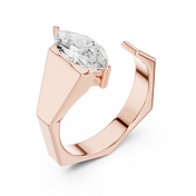 Marquise Statement Mens Ring — 1.00ct