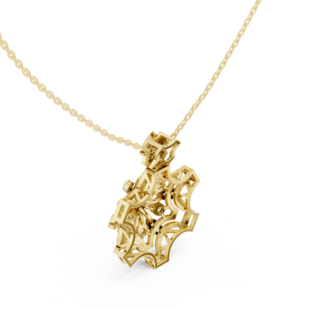 Snowflake Pendant — 0.80ct