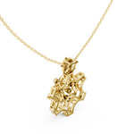 Load image into Gallery viewer, Snowflake Pendant — 0.80ct
