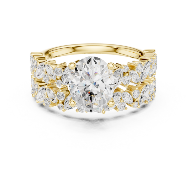Serene 1.67ct Oval Diamond Ring