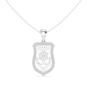 Shield Anchor Pendant — 1.11ct