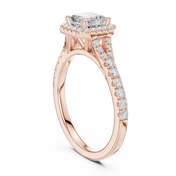 Prism 1.00ct Asscher Cut Diamond Ring