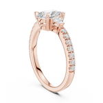 Load image into Gallery viewer, Dewdrop Pear Cut Diamond Ring
