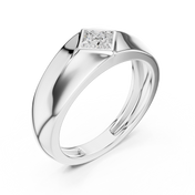 Angular Princess Mens Ring — 0.50ct