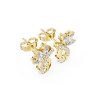 Ada Diamond Solitaire Stud Earrings
