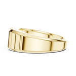 Load image into Gallery viewer, Angular Channel Mens Ring — 0.95ct

