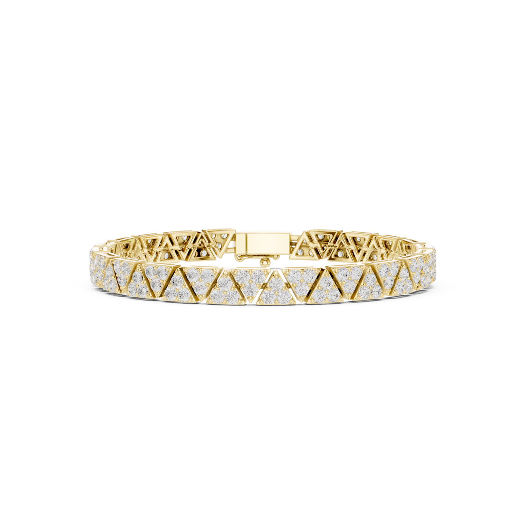 Heavy Cuban Link Men's Bracelet — 4.41ct