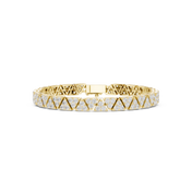 Heavy Cuban Link Men's Bracelet — 4.41ct
