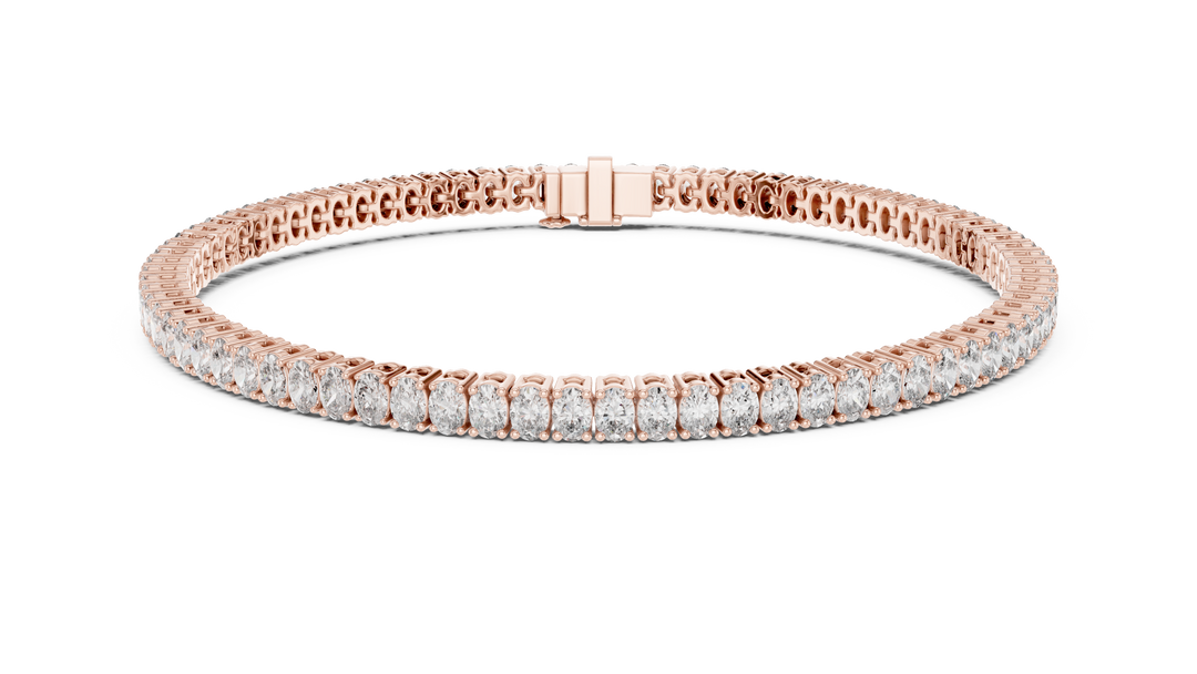 Oval Tennis Bracelet — 11.85ct