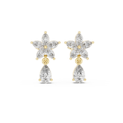 Eira Diamond Solitaire Stud Earrings