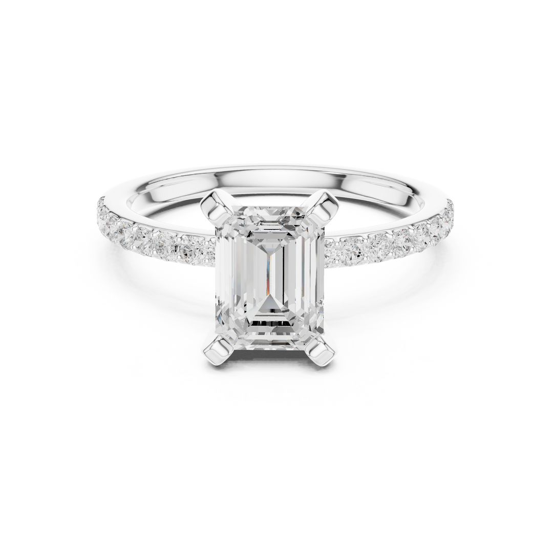 Eden 2.00ct Emerald Cut Diamond Ring