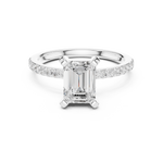 Load image into Gallery viewer, Eden 2.00ct Emerald Cut Diamond Ring
