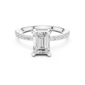 Eden 2.00ct Emerald Cut Diamond Ring