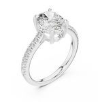 Load image into Gallery viewer, Elara 2.00ct Oval Diamond Engagement Ring
