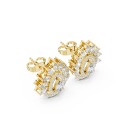 Eve Diamond Solitaire Stud Earrings