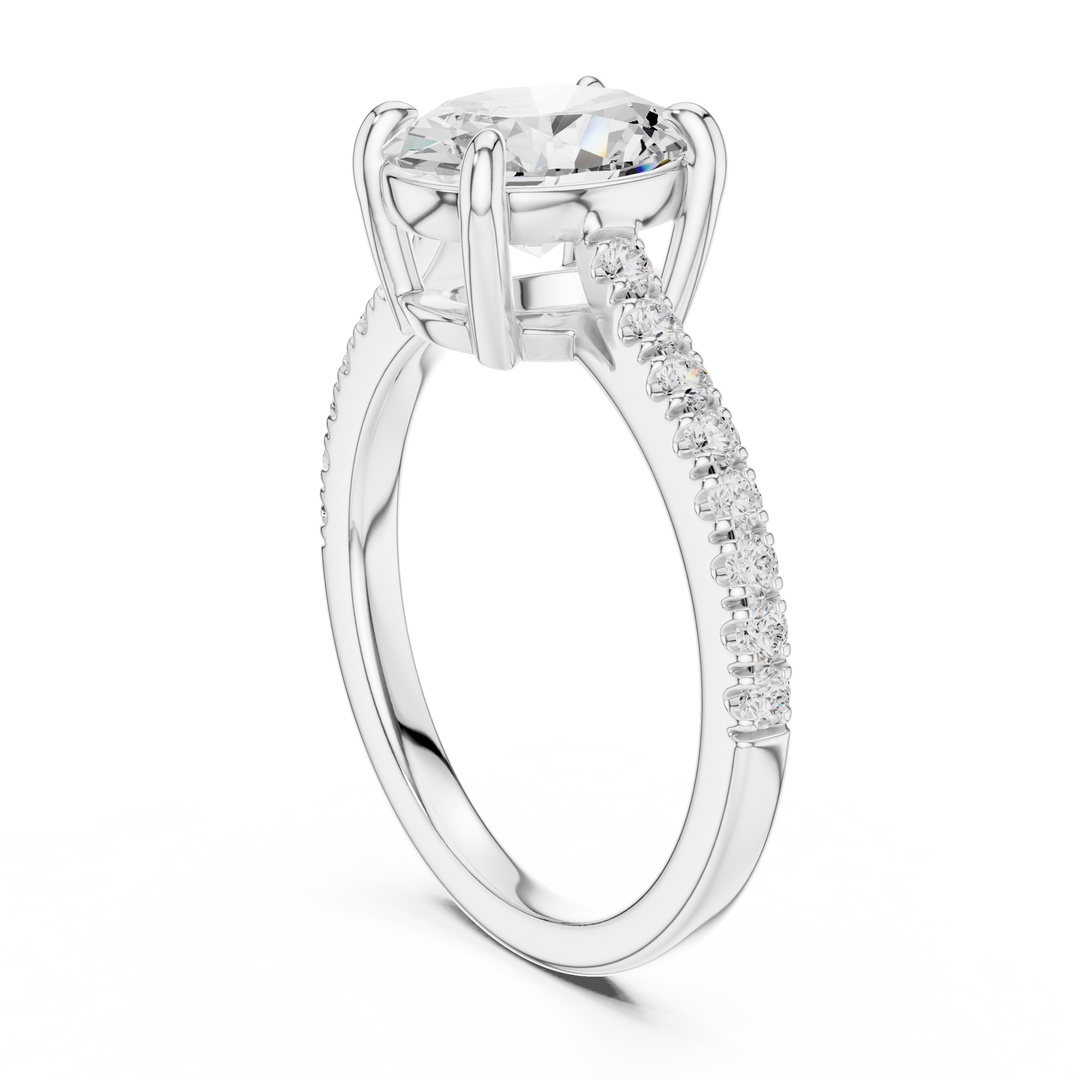 Elara 2.00ct Oval Diamond Engagement Ring