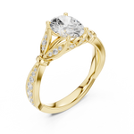 Load image into Gallery viewer, Miroir 1.36ct Oval Diamond Ring
