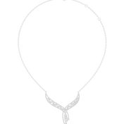 Crescent Wing Statement Necklace — 1.51ct