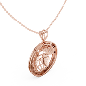 World Map Pendant — 1.06ct