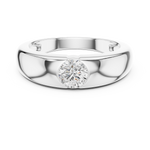 Load image into Gallery viewer, Smooth Dome Mens Ring — 0.01ct
