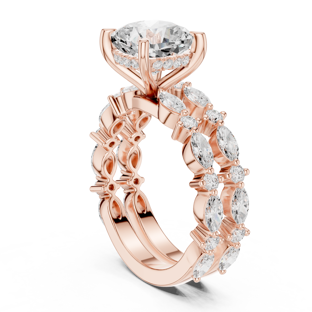 Glacier 2.65ct Cushion Cut Diamond Ring