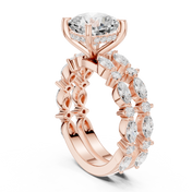 Glacier 2.65ct Cushion Cut Diamond Ring