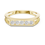 Load image into Gallery viewer, Marquise Channel Mens Ring — 0.50ct
