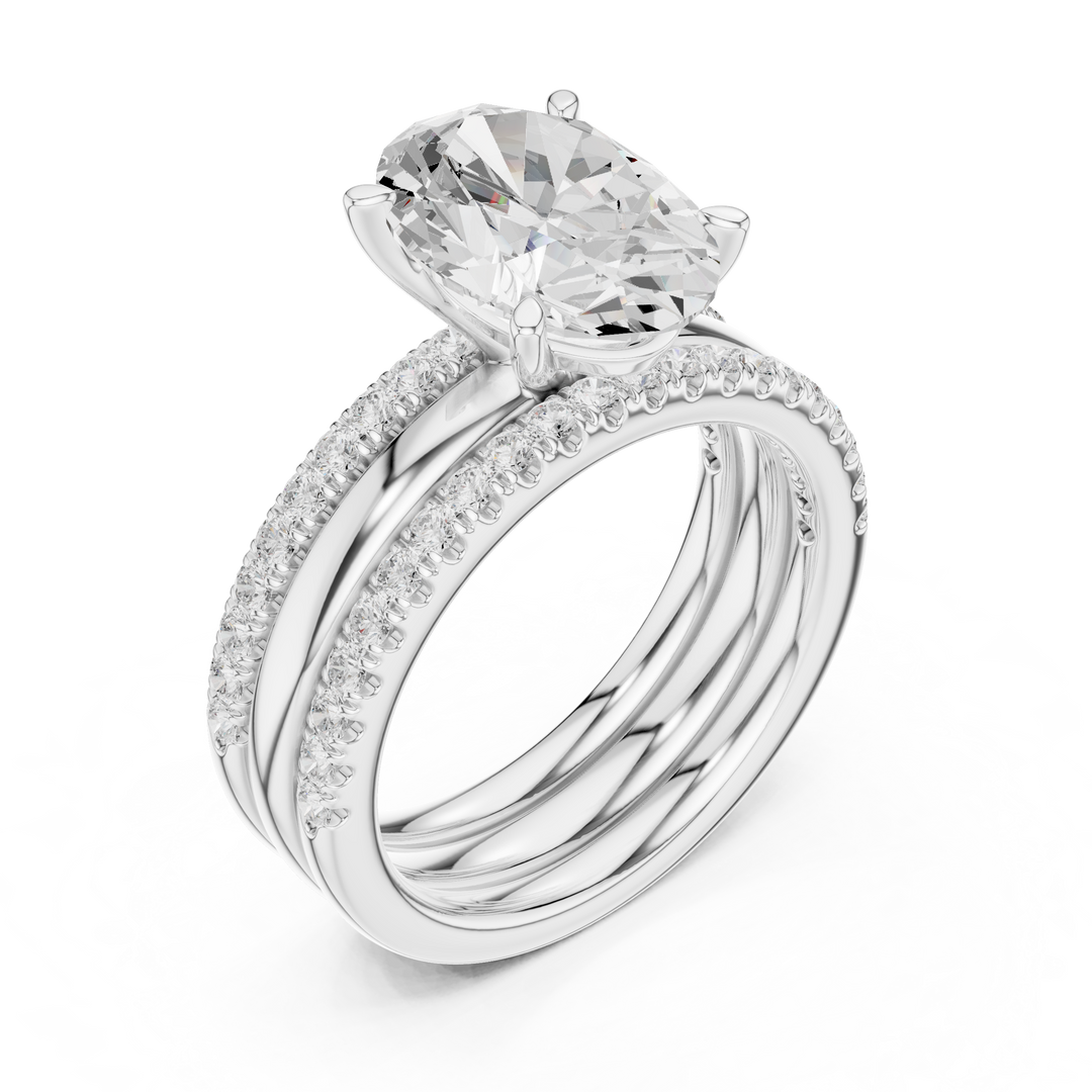 Neptune 3.63ct Oval Diamond Ring