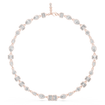 Load image into Gallery viewer, Mixed-Shape Tennis Necklace — 5.49ct
