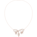 Load image into Gallery viewer, Ornate Scroll Floral Necklace — 3.01ct
