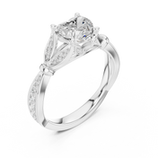 Coeur 1.42ct Heart Cut Diamond Ring
