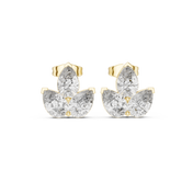 Yara Diamond Solitaire Stud Earrings