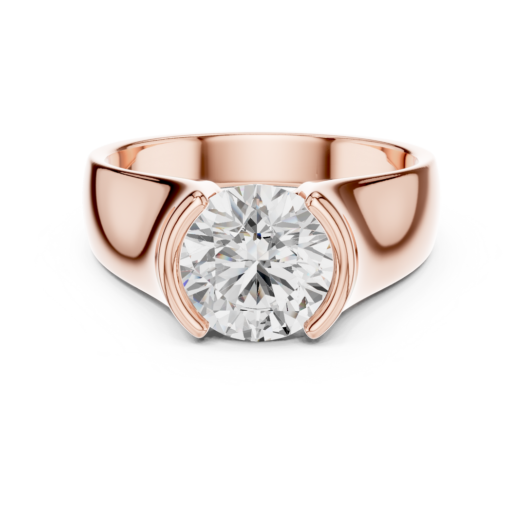 Bold Solitaire Mens Ring — 1.50ct