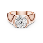 Bold Solitaire Mens Ring — 1.50ct
