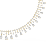 Load image into Gallery viewer, Grand Pear Fringe Necklace — 13.54ct
