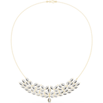 Load image into Gallery viewer, Peacock Fan Choker Necklace — 4.24ct
