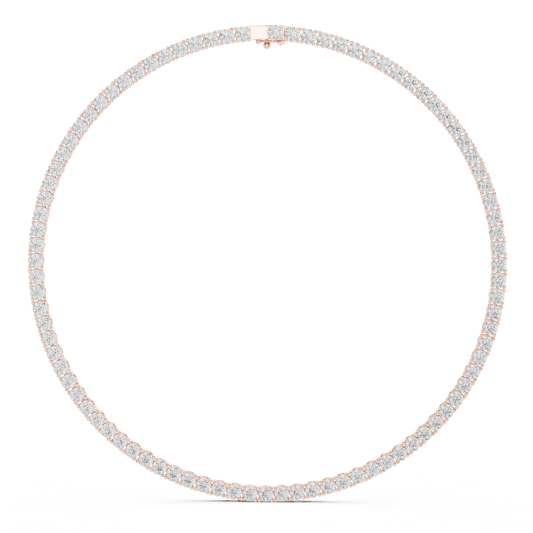 Full Eternity Tennis Necklace — 27.00ct