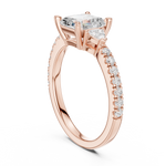 Load image into Gallery viewer, Lumière Asscher Cut Diamond Ring
