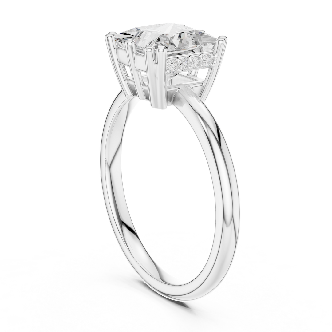 Crystelle Princess Cut Diamond Accent Ring
