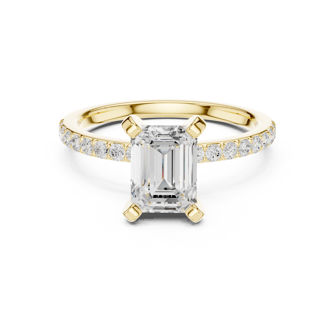 Eden 2.00ct Emerald Cut Diamond Ring